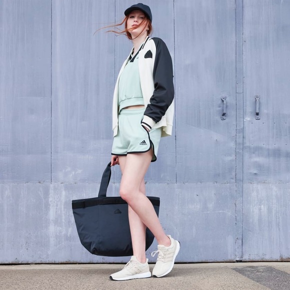 FRENCH TERRY HIGH-RISE SHORTS - Picture 9 of 9